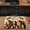 1Pcs Anti Fatigue Kitchen Rugs Vintage Print Waterproof Non-Slip Thick Cushioned Kitchen Mat Heavy Duty Comfort Standing Mat for Kitchen