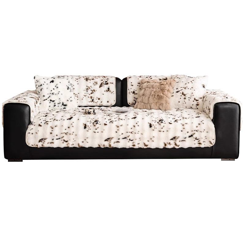 Plush Sofa Cushion  New Sofa Seat Cushion Autumn And Winter Sofa Cover Towel Sofa Cover Cloth Non-Slip Sofa Towel