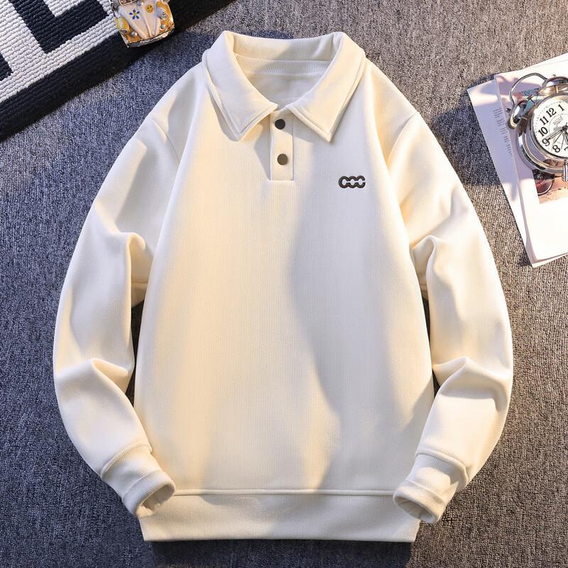 Men's Thick Fleece Pullover Sweatshirt