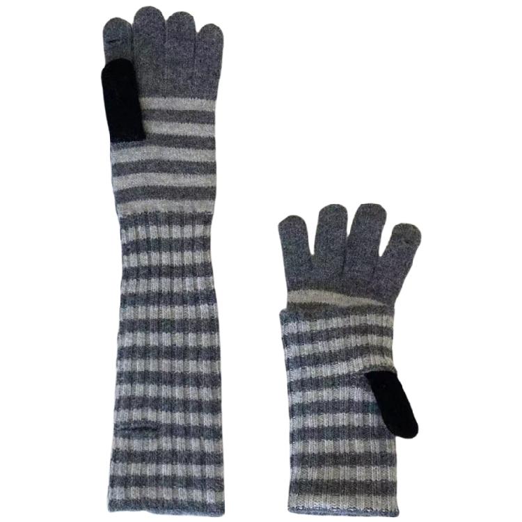 Winter Knitted Gloves Full Finger Stylish Thermal Gloves for Outdoor Cycling
