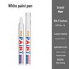 Stylo Peinture Imperméable à Séchage Rapide 2 mm pour Retouches sur Pneus - Résistant à la Décoloration Noir et Blanc