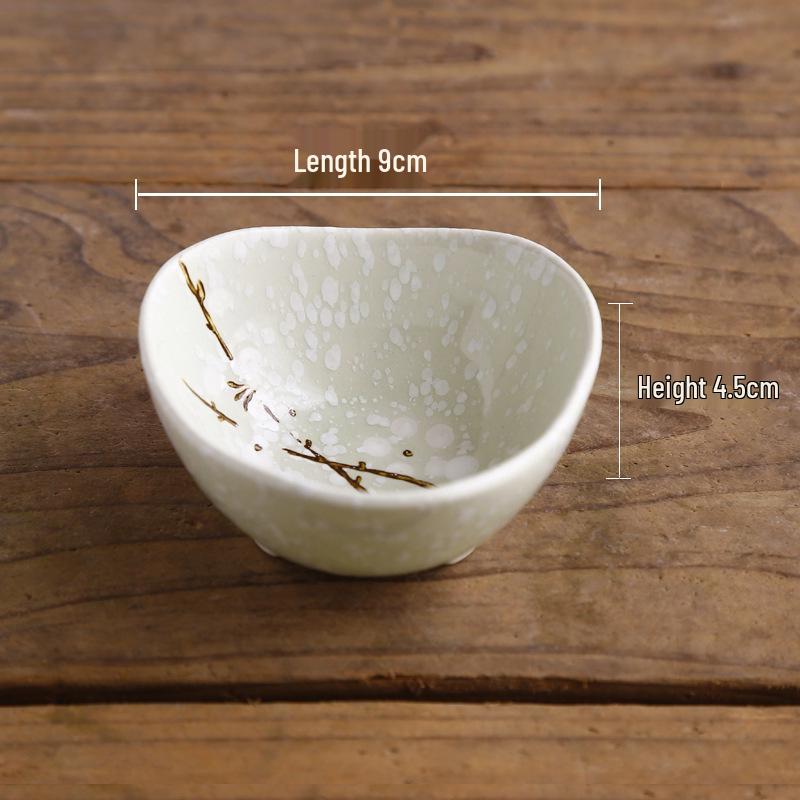 Japanese Style Dipping Sauce & Snack Dish Plate for Home, Restaurant, or Hotel Use
