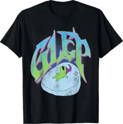 Smiling Friends Schlafmütze Glep Buntes Altenglisches Cartoon T-Shirt