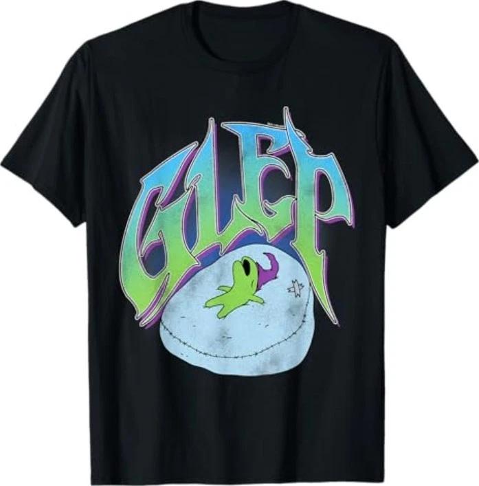 Smiling Friends Napping Glep Colorful Old English Cartoon T-Shirt L