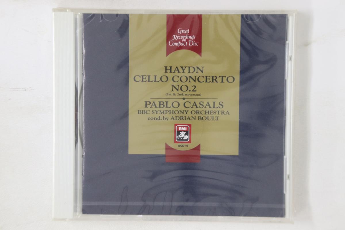 

CD HAYDN, CASALS - Cello Concerto No.2 BCD19PROMO EMI Japan Classical Used
