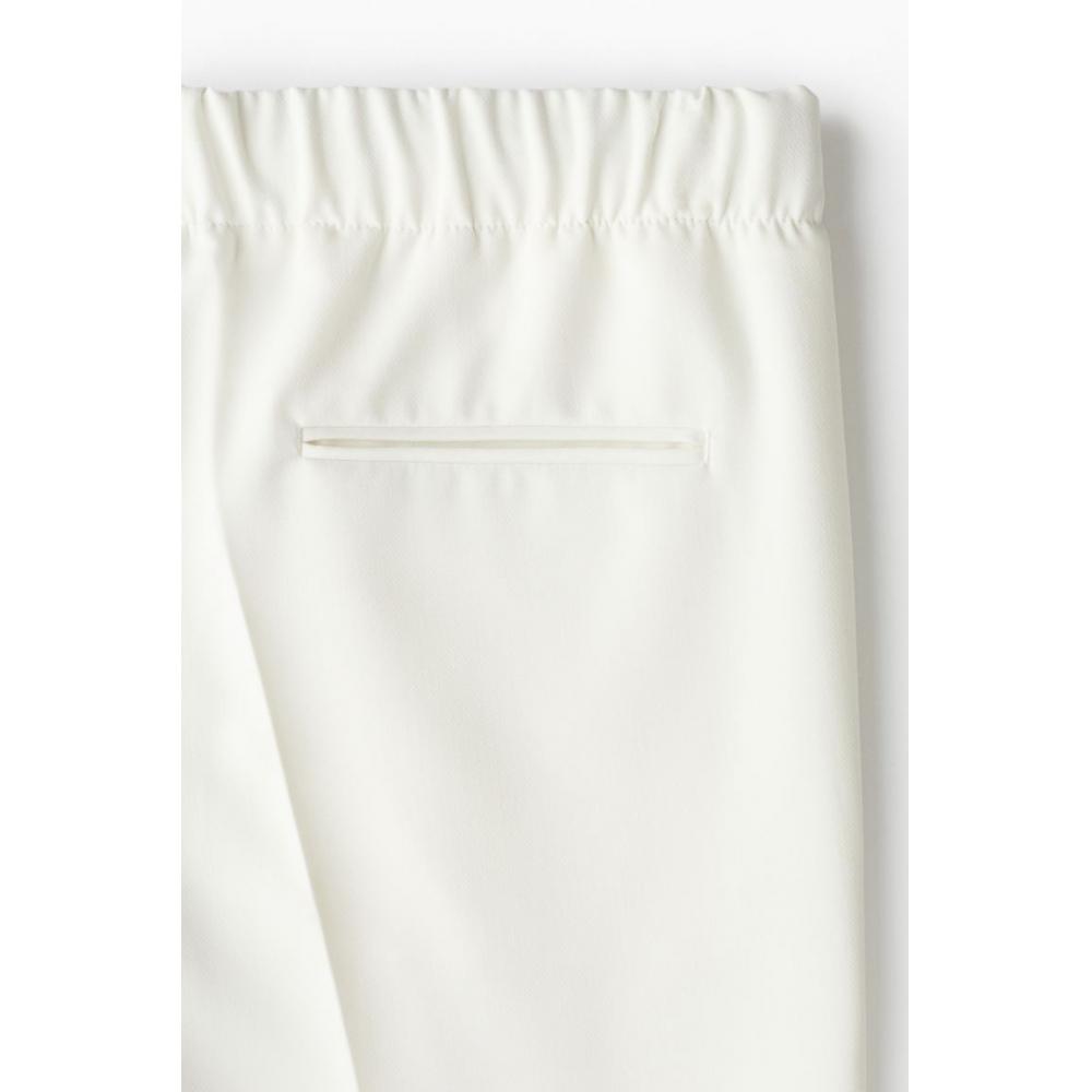 H M Pants Regular Fit wHite