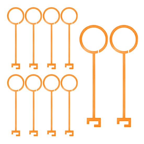 10 Stück Tontaubenhaken Schwerlast Witterungsbeständiger Kunststoff Tontaubenhalter Outdoor Schießübung Hängender Zielaufhänger