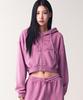Avandress Aa Raw Crop Hood Zip-Up_2Colors