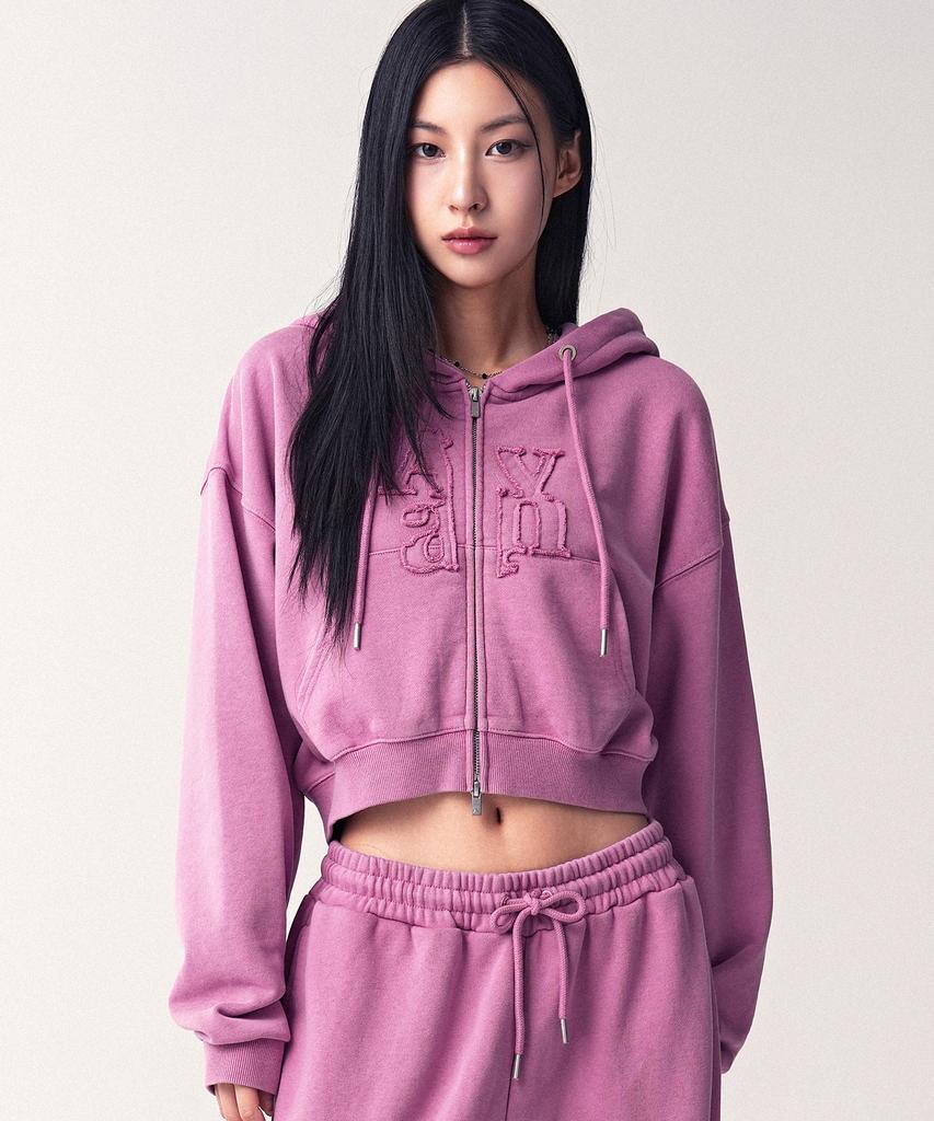 Avandress Aa Raw Crop Hood Zip-Up_2Colors