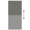 Blackout Roller Blind Grey 95x230 cm Fabric Width 90.7 cm Polyester