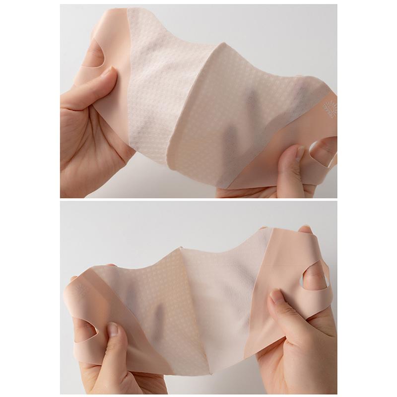 Anti-Uv Upf50+ Ultrathin Ice Silk Sunscreen Mask Face Veil Summer Outdoor Riding Hiking Face Mask Breathable Unisex Protection