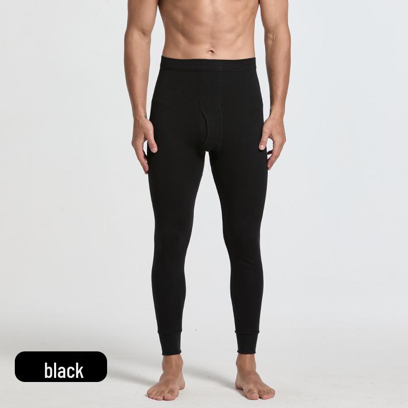 

Men s 100% Pure Cotton Warm Autumn/Winter Base Layer Pants XXXXL чорний