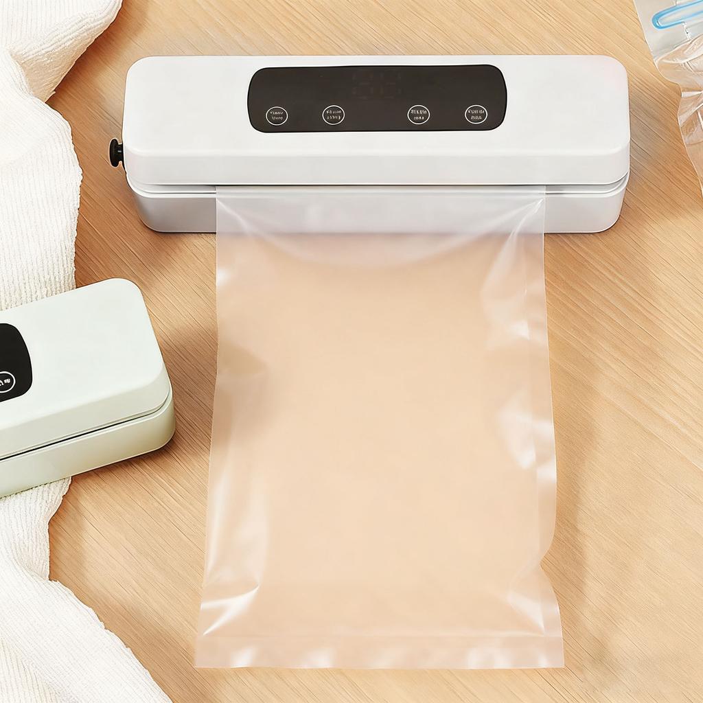 Food Vacuum Sealer Machine Strong Suction Automatic Compact Food Sealer for Home Kitchen Use