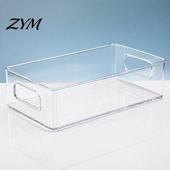Countertop Makeup Organizer Desktop Storage Box, Clear PET Drawers Organizer, Stackable Space Small Item Sorting Box Saving Case, for Office