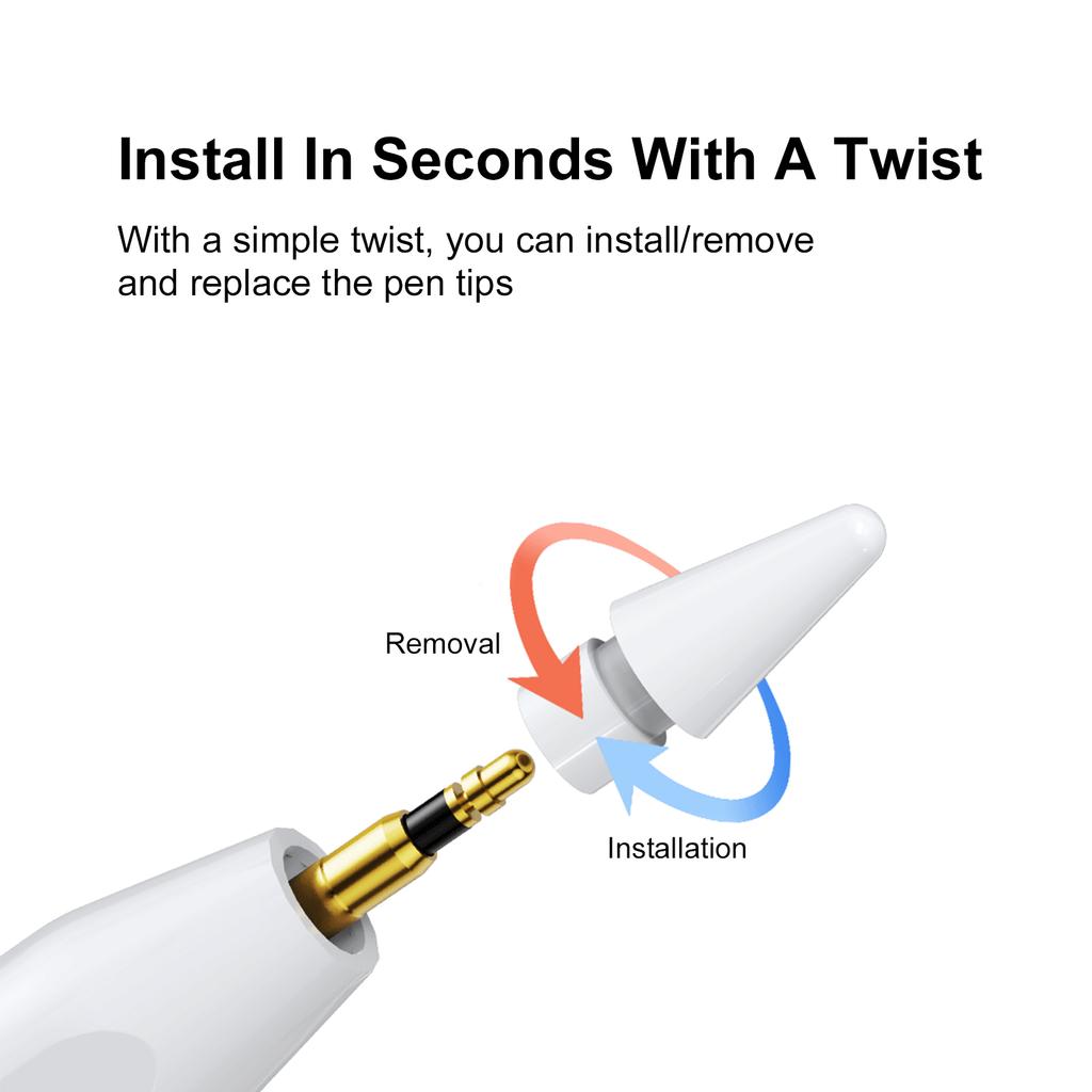 Στυλό Αφής με Μαγνητική Φόρτιση Στυλό Αφής Υψηλής Ευαισθησίας Συμβατό με