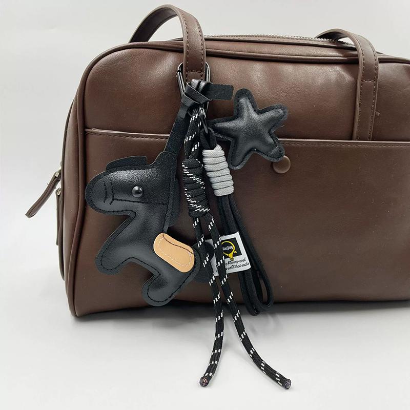 Mini Backpack Hanging Handbag Pendant Horse Faux Leather Bag Pendant Bags Accessories