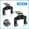 Car Seat Back Hooks Phone Holder Auto Portable Fastener Double Hooks For BMW M Performance 1 3 5 7 Series M3 M4 M5 M6 X1 X3 X5 X6 X7 E30 E34 E36 E39