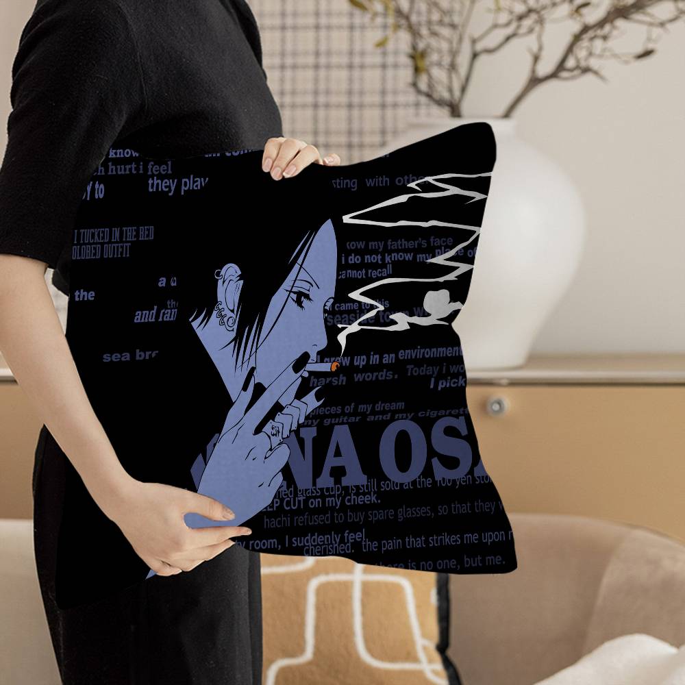 Nana Anime Cushion Cover Pillowcase Upholstery Sofa Throw Pillow Home Decor Pillowcas