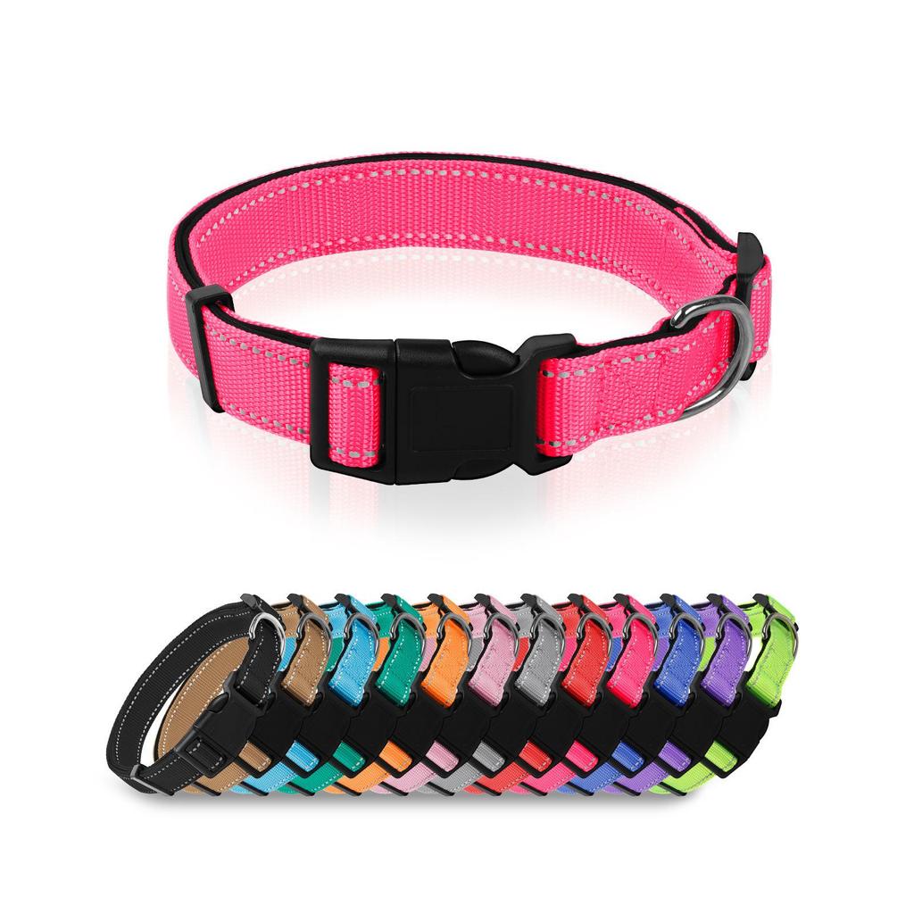Adjustable Large Dog Collar, Reflective & Explosion-Proof Design for Dogs & Cats