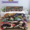 3pcs Demon Slayer Bedding Set. Soft and Comfortable with No Core Included (1x Duvet Cover + 2x Pillow Covers) yy251031052