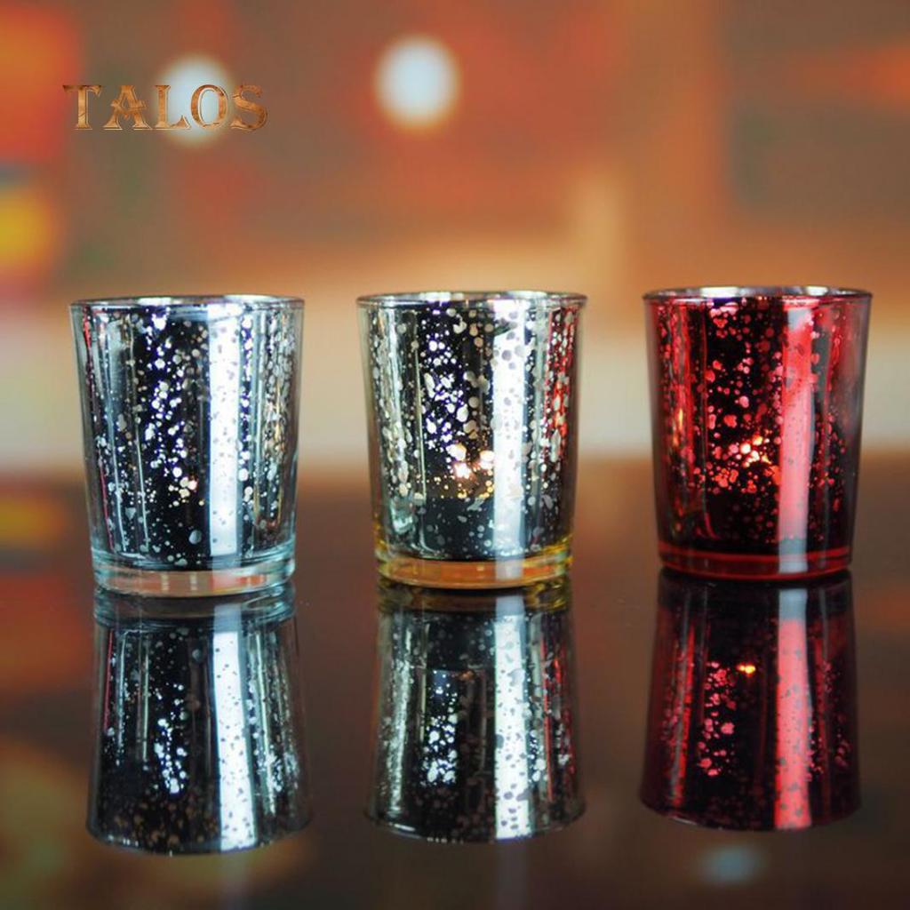 Glass Candle Votive Tealight Mosaic Holder For Wedding Party Bar Home Decor Decoration