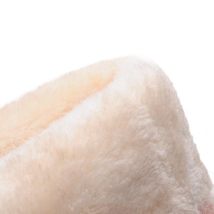 Winter New Plush Thick Sole Women Snow Boots Rabbit Hair Thickened Warm Anti-skid Ladies Knee-high Long Boots Casual Women Shoes