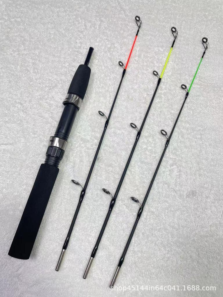 Hard Medium Soft Fiberglass Ice Fishing Rod for Winter Fishing