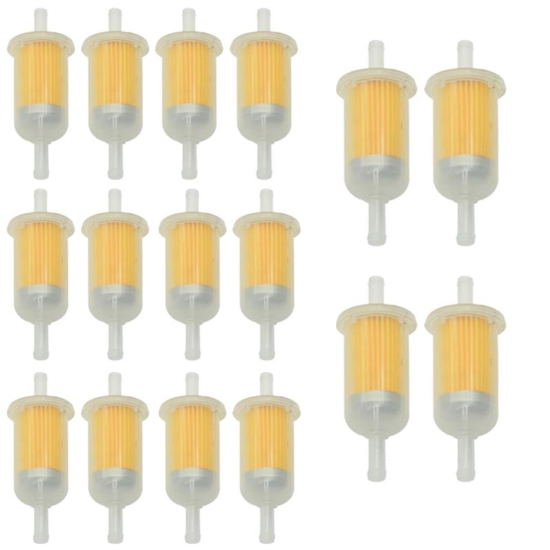 4-20 szt. Samochodowy filtr paliwa benzynowego Rurka 6MM-8MM Uniwersalny liniowy filtr paliwa gazowego Do małych silników Akcesoria do kosiarek motocyklowych