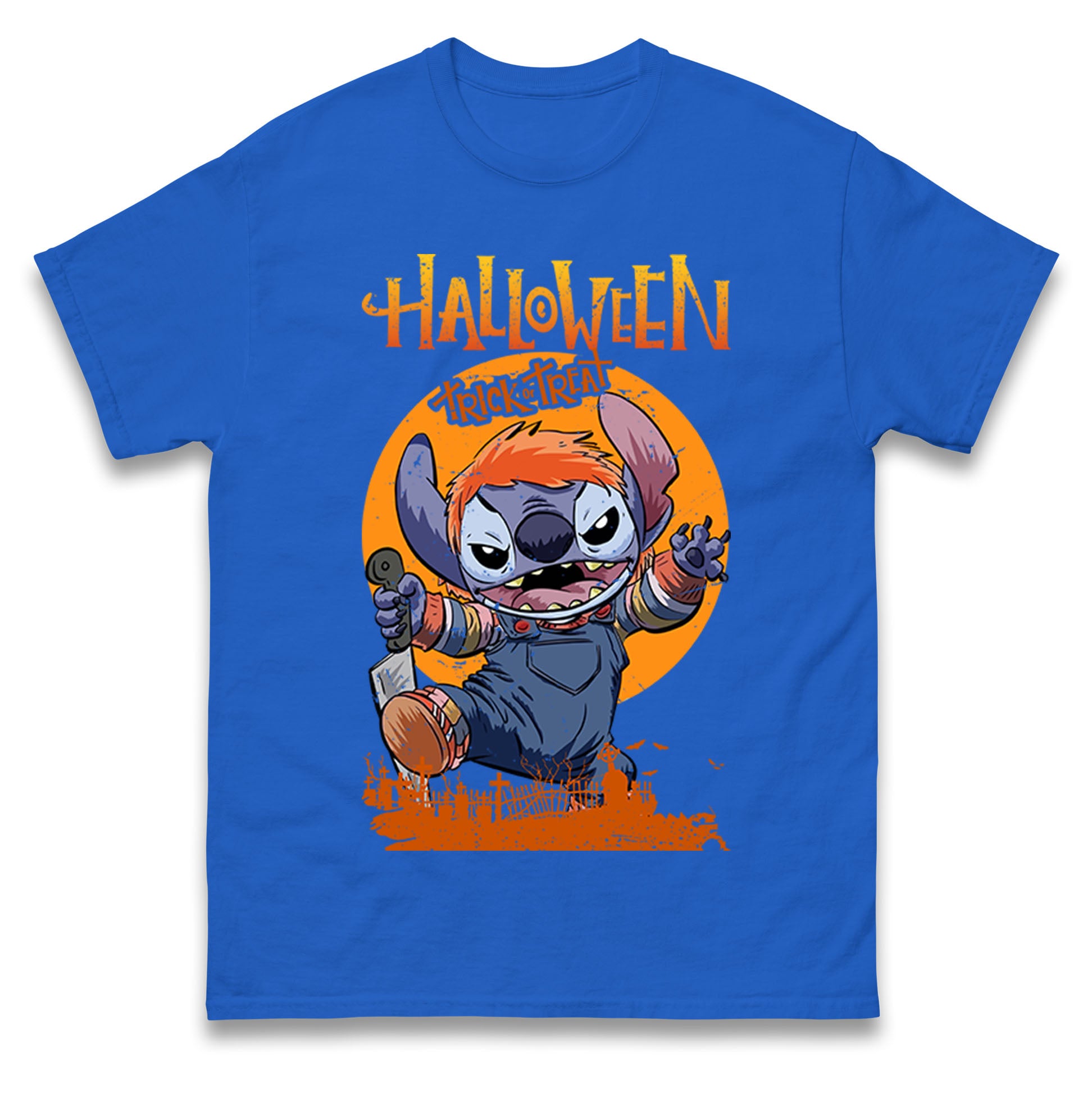 Lilo And Stitch Halloween Mens T Shirt Womens Tops Teess S