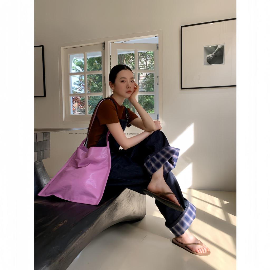 NEWOPEN 2025 Early Spring Korean Style Commute OL Wide-Leg Denim Overalls C3621