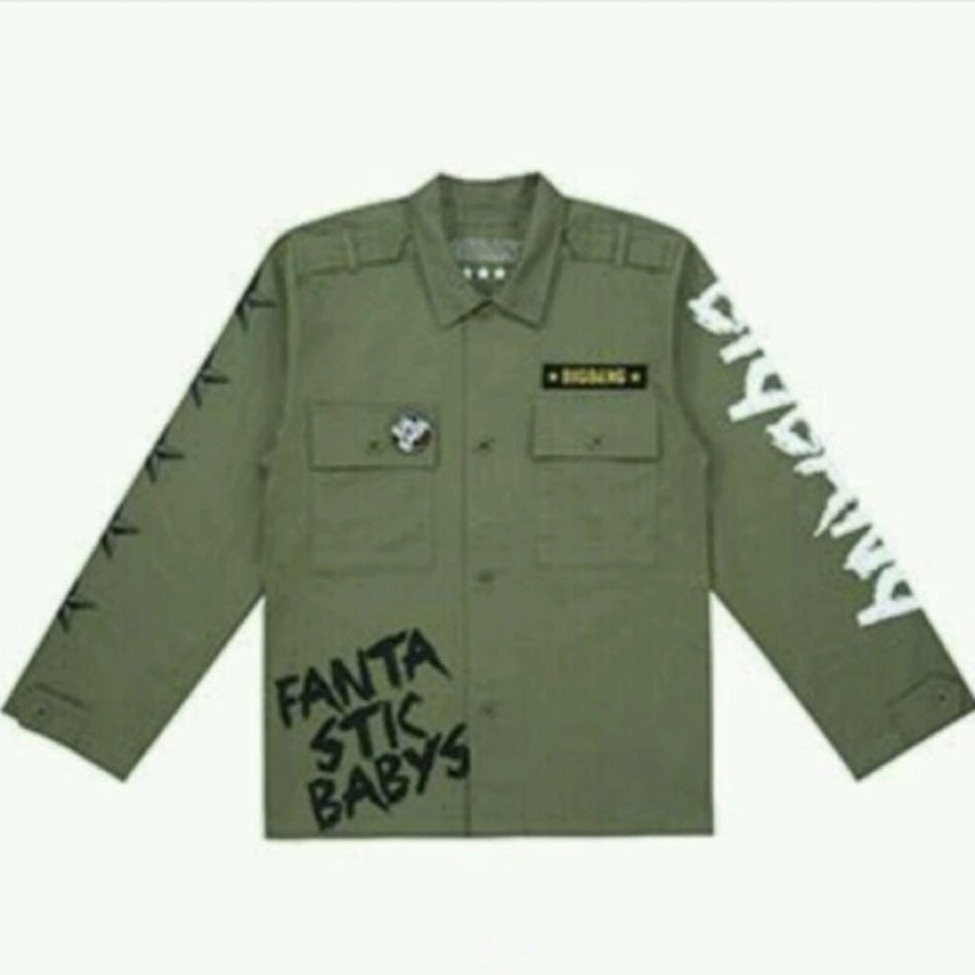 

[USED] BIGBANG Military Jacket Olive Green