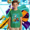One Piece Enel Anime Print Cotton T Shirt for Boys Girls Kids Summer Short Sleeve Casual Top