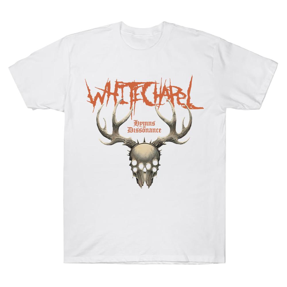 

Бавовняна футболка Whitechapel Whitechapel Гімни в дисонансі Графічні футболки Ретро Готична Повсякденна З круглим вирізом З коротким рукавом Унісекс L