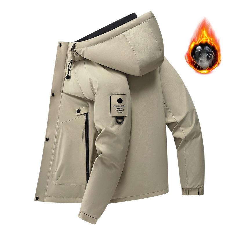 Men's Thickened Temperament Padded Jacket Hooded Thermal Jacket Winter Clothing