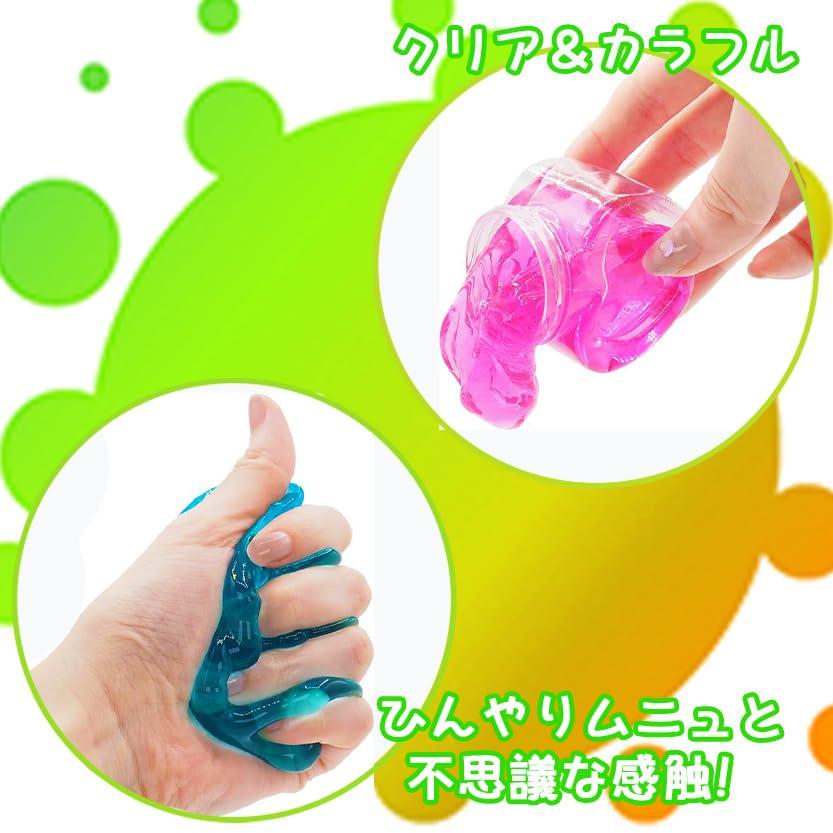 Schleimflasche 6 Farben x 1 im 6er-Set Ideal für Geburtstagsspaß und Kinderbetreuung Jungen Herzförmiger Ton, Jeweils, (Kleines Fassungsvermögen, Zuhause, Partys,