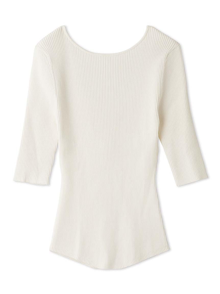 

Back Design Knit Pullover [Snidel] белый