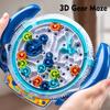 Rolling Ball Maze Board 3D Puzzle Logic Training Toy Gear Track Ball  Brain Games
