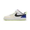 Court Borough 2 Low Top Skateboard Shoes White Orange Children Aged 3 7 Years Old FB1880-101