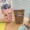 Foldable Pen Holder Pen Bag Funny Cookie Pencil Case Girl Cosmetic Bag Portable Storage Bag Student Stationery Gifts