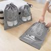 5-10 Stück Vlies Transparent Reise Aufbewahrung Schuhbeutel Überschuh schimmelresistent und feuchtigkeitsbeständig Schuhüberzieher staubdicht Schuhüberzieher