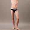 Calvin Klein Solid Color Letter Waistband Comfortable Mid-Rise Triangle Underwear Men underwear Black 000NB3962A-UB1
