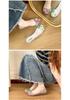 Women's Summer Crystal Flower Jelly Shoes - Breathable, Non-slip, Soft Sole Casual Beach Flats