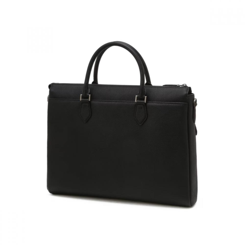 Daks Black Leather Tote Bag Dbba6e111bk