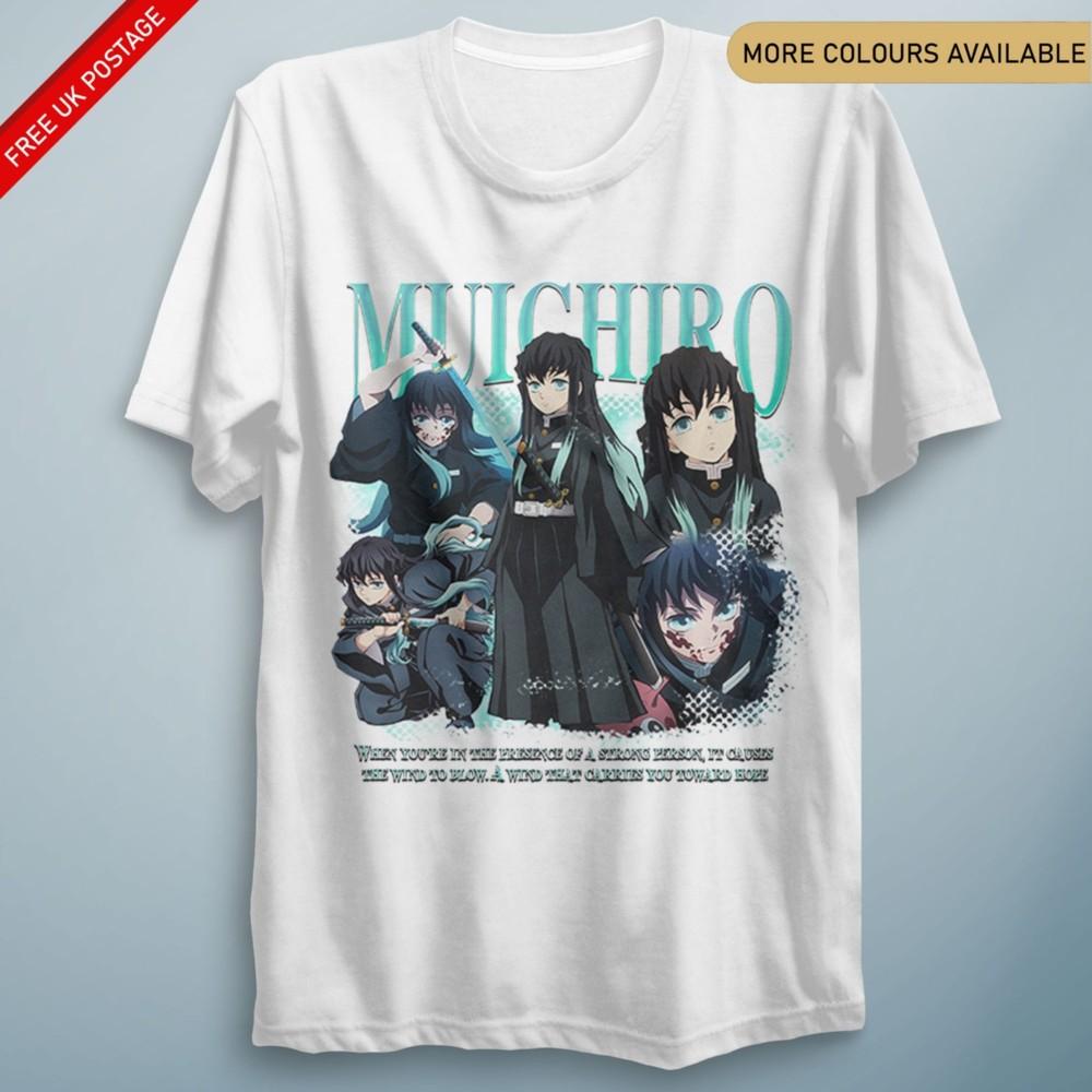 Vintage Mist Breathing TShirt Retro Anime Inspired Graphic Tee Unisex Unisexga