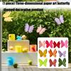 3D Paper Butterfly Wall Art Handcrafted Home Decoration For Living Room Bedroom Friendly Hanging Ornament