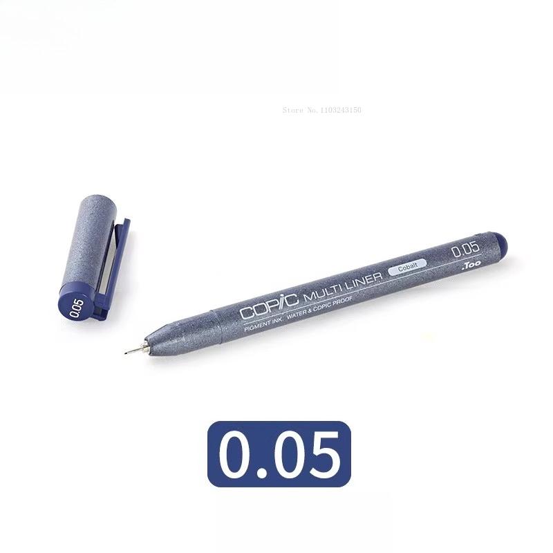 Japanese Colored Hook Line Pen Waterproof Art Supplies Anime Architectural Design Ink Tube Drawing Pen Watercolor Outline Marker