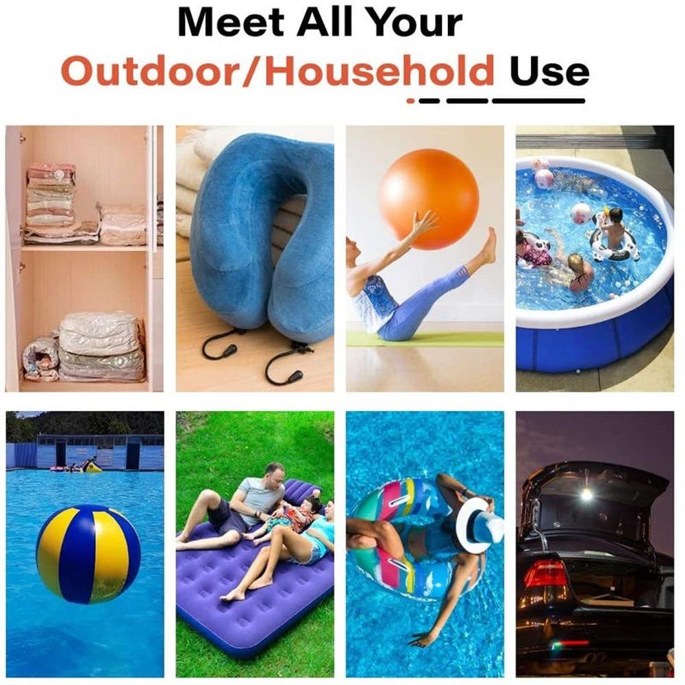 Mini-Luft-Elektropumpen für Matratzen, Matten, Camping, Outdoor, tragbare elektrische Luftpumpe, Schwimmring-Vakuumpumpe