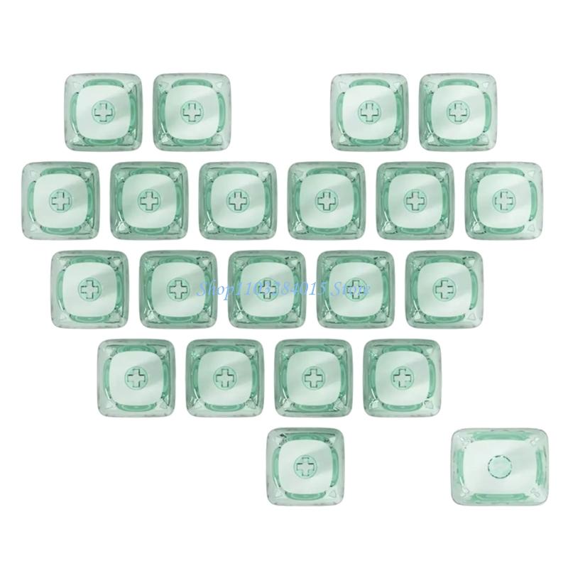 R6FF Heart MOA Profile 1U 1.25U No Engraveds Blank Keycap for Mechanical Keyboards
