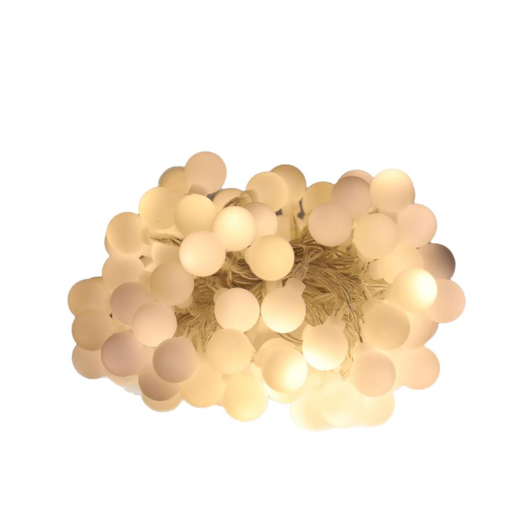 Cross-Border LED Solar String Lights: Holiday, Camping & Fairy Lights - Bubble Ball, Water Drop, White Ball Design