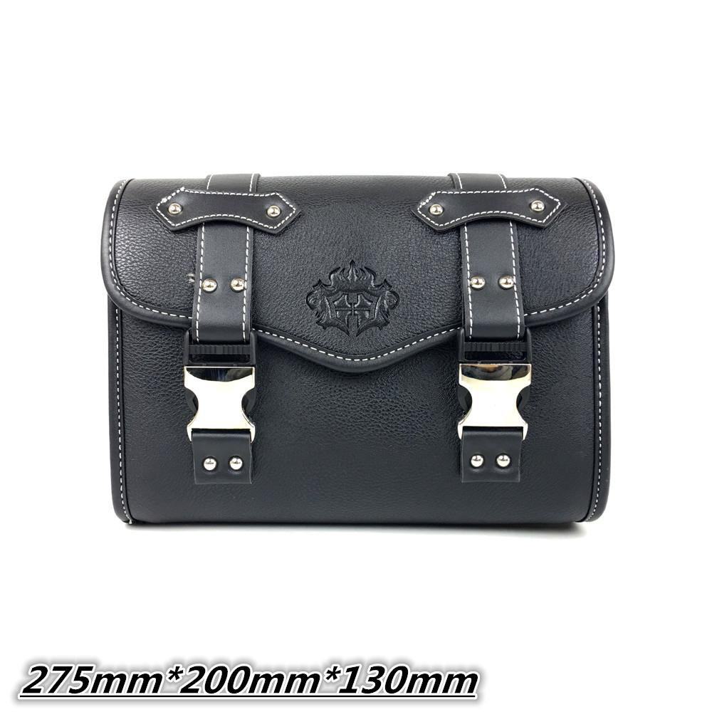 

Универсальные мотоциклетные кофры, сумка на вилку, сумка-кошелек из ПУ кожи, боковая сумка для инструментов, седельная сумка для для Honda для Bmw для Suzuki